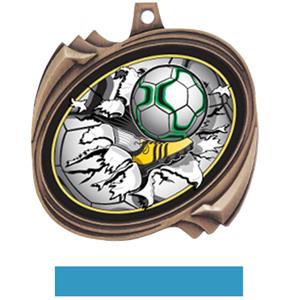 BRONZE MEDAL LT. BLUE RIBBON