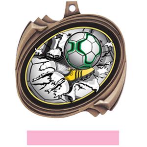 BRONZE MEDAL PINK RIBBON