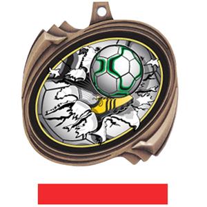 BRONZE MEDAL RED RIBBON