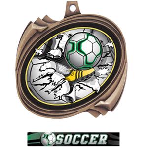 BRONZE MEDAL ULTIMATE SOCCER RIBBON