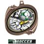 Hasty Awards Soccer Bust-Out Insert Medals M-2201S