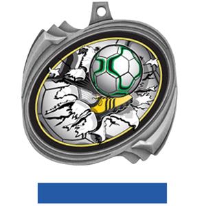 SILVER MEDAL BLUE RIBBON