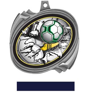 SILVER MEDAL NAVY RIBBON