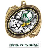 Hasty Awards Soccer Bust-Out Insert Medals M-2201S
