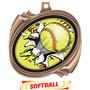 Hasty Awards Softball Bust-Out Insert Medals