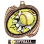 Hasty Awards Softball Bust-Out Insert Medals