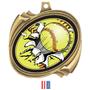 Hasty Awards Softball Bust-Out Insert Medals