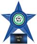 Hasty Awards Soccer Stellar Ice 7" Trophy