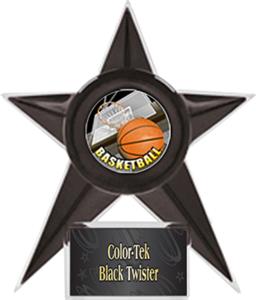 BLACK STAR/BLACK TWISTER LABEL - HD MYLAR