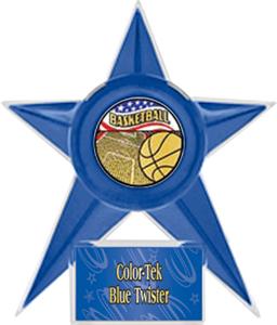 BLUE STAR/BLUE TWISTER LABEL - AMERICANA MYLAR