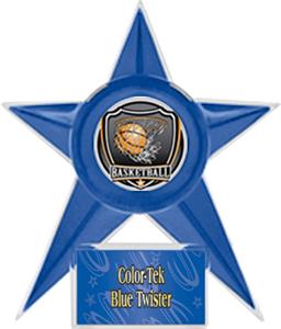 BLUE STAR/BLUE TWISTER LABEL - SHIELD MYLAR