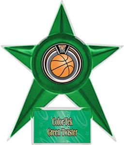 GREEN STAR/GREEN TWISTER LABEL - ECLIPSE MYLAR