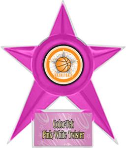 PINK STAR/PINK TWISTER LABEL - ALL-STAR MYLAR