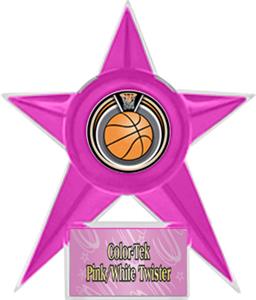 PINK STAR/PINK TWISTER LABEL - ECLIPSE MYLAR