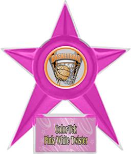 PINK STAR/PINK TWISTER LABEL - PROSPORT MYLAR