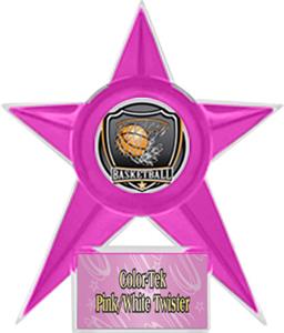 PINK STAR/PINK TWISTER LABEL - SHIELD MYLAR