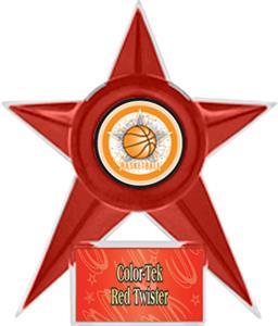 RED STAR/RED TWISTER LABEL - ALL-STAR MYLAR