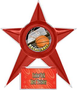 RED STAR/RED TWISTER LABEL - HD MYLAR