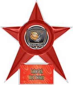 RED STAR/RED TWISTER LABEL - SHIELD MYLAR