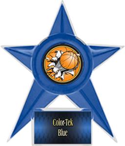 BLUE STAR/BLUE TEK LABEL - BUST-OUT MYLAR