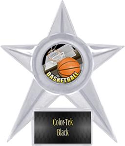 CLEAR STAR/BLACK TEK LABEL - HD MYLAR