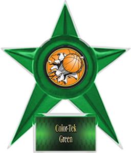 GREEN STAR/GREEN TEK LABEL - BUST-OUT MYLAR