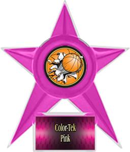 PINK STAR/PINK TEK LABEL - BUST-OUT MYLAR