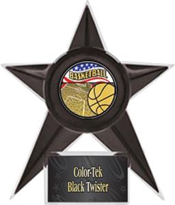 BLACK STAR/BLACK TWISTER LABEL - AMERICANA MYLAR