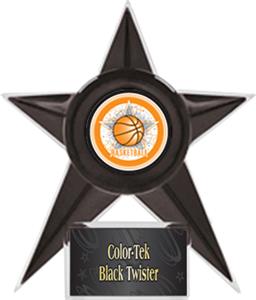 BLACK STAR/BLACK TWISTER LABEL-ALL-STAR MYLAR