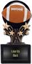 Hasty Award Shooting Star 6" Football Resin Trophy