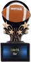 Hasty Award Shooting Star 6" Football Resin Trophy