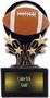 Hasty Award Shooting Star 6" Football Resin Trophy