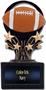 Hasty Award Shooting Star 6" Football Resin Trophy