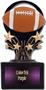 Hasty Award Shooting Star 6" Football Resin Trophy