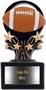 Hasty Award Shooting Star 6" Football Resin Trophy