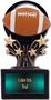 Hasty Award Shooting Star 6" Football Resin Trophy