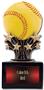 Hasty Award Shooting Star 6" Softball Resin Trophy