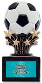 Shooting Star 6" Soccerball Resin Trophies