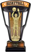 Hasty Awards 9.25" Stadium Back Basketball Trophy Hasty Awards 9.25" Stadium Back Basketball Trophy