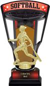 Hasty Awards 9.25" Stadium Back Softball Trophies Hasty Awards 9.25" Stadium Back Softball Trophies