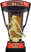 Hasty Awards 9.25" Stadium Back Softball Trophies Hasty Awards 9.25" Stadium Back Softball Trophies