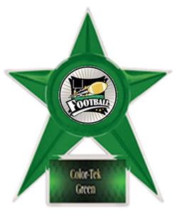 GREEN TROPHY/GREEN TEK LABEL - XTREME FOOTBALL MYL