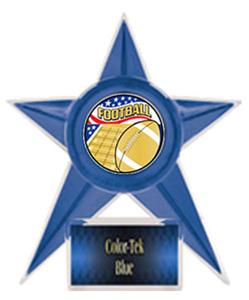 BLUE TROPHY/BLUE TEK LABEL - AMERICANA FOOTBALL MY