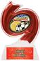 Hasty Awards Soccer Hurricane Ice 6" Trophy
