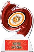 Hasty Awards Basketball Hurricane Ice 6" Trophy Hasty Awards Basketball Hurricane Ice 6" Trophy