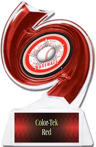 RED TROPHY/RED TEK PLATE - ALL-STAR MYLAR