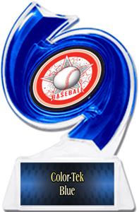 BLUE TROPHY/BLUE TEK PLATE - ALL-STAR MYLAR