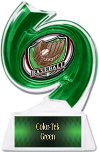 GREEN TROPHY/GREEN TEK PLATE - SHIELD MYLAR
