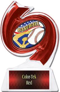 RED TROPHY/RED TEK PLATE - AMERICANA MYLAR
