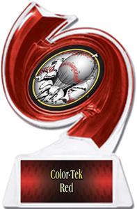 RED TROPHY/RED TEK PLATE - BUST-OUT MYLAR